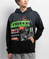 WKND Advisory Black Wash Hoodie