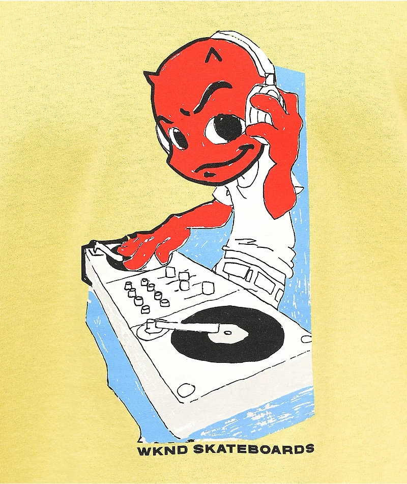 WKND DJ Yellow T-Shirt