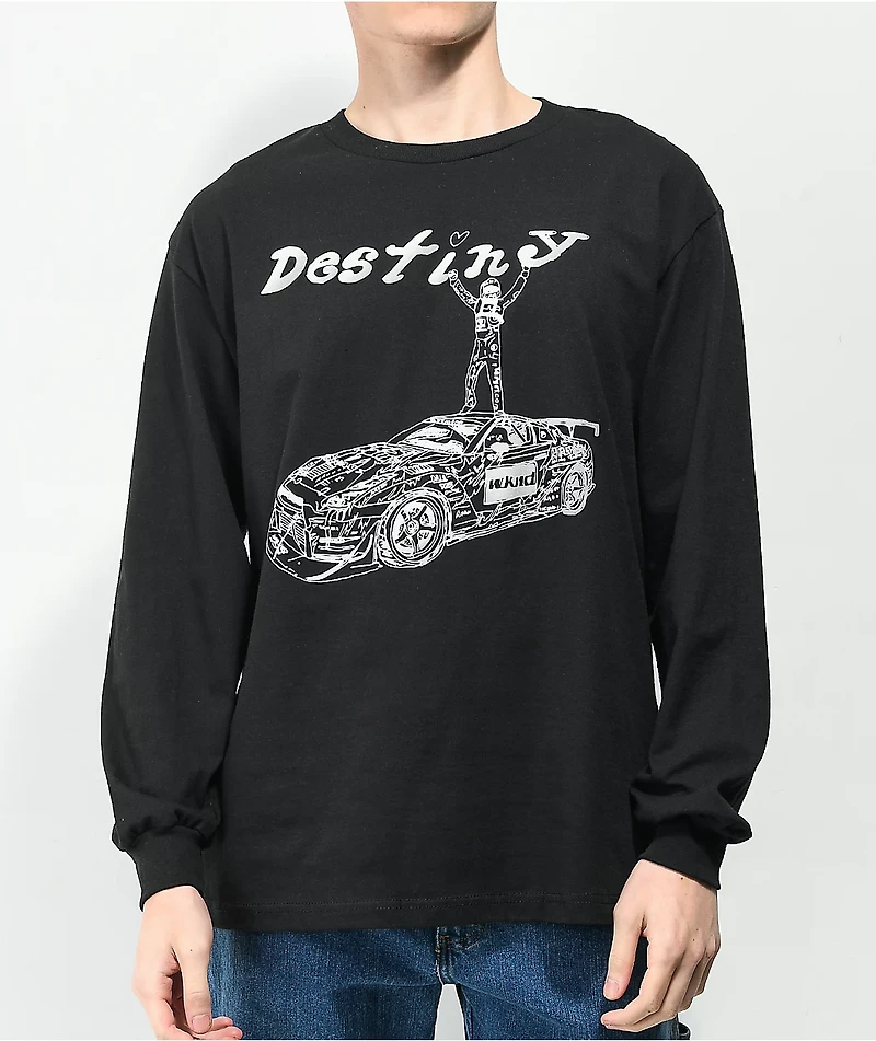 WKND Destiny Black Long Sleeve T-Shirt