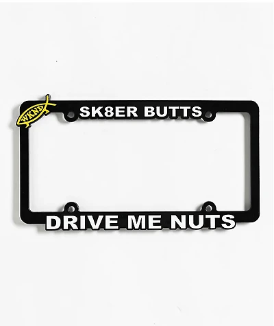 WKND Drive Me Nuts License Plate Frame