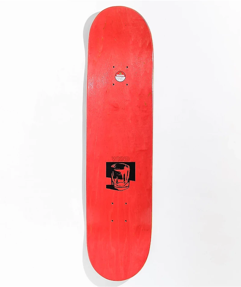 WKND Fire In The Pipe 8.0" Skateboard Deck