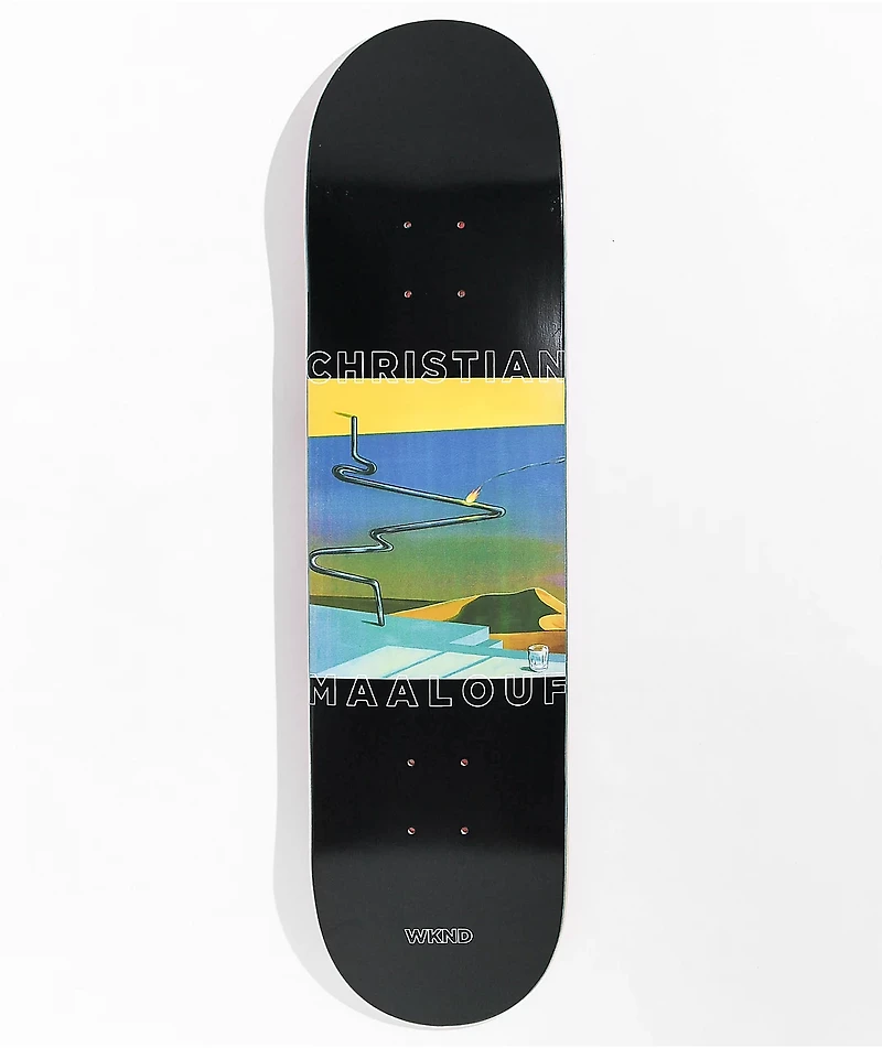 WKND Fire In The Pipe 8.0" Skateboard Deck