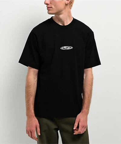 WKND Fishbone Emblem Black T-Shirt