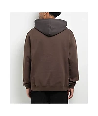 WKND Fishbone Emblem Brown & Black Hoodie