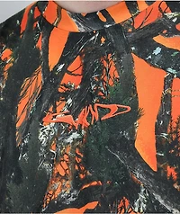 WKND Fishbone Orange Camo Long Sleeve T-Shirt