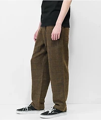 WKND Loosies Checkered Brown Pants