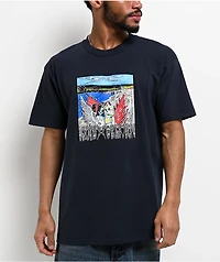 WKND x Oblivion Beach Girls Navy T-Shirt