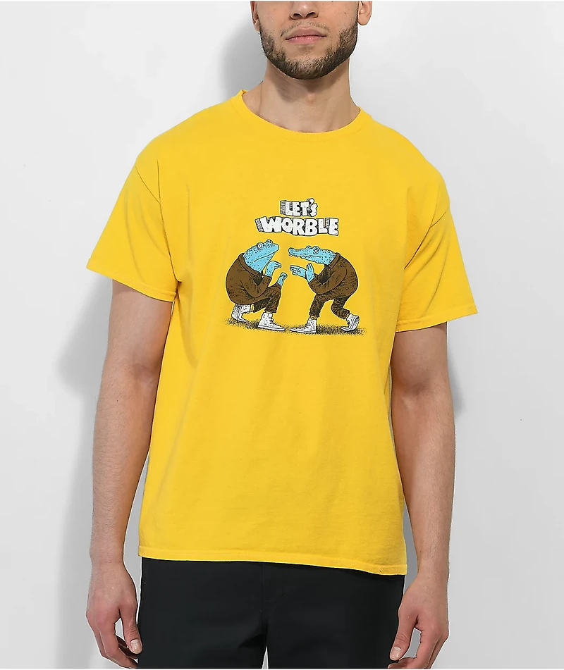 WORBLE Lets Gold T-Shirt