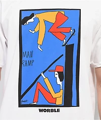 WORBLE Man Ramp White T-Shirt