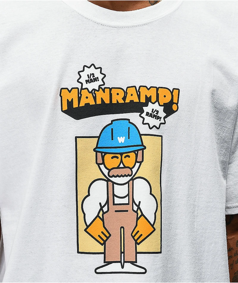 WORBLE Manramp White T-Shirt