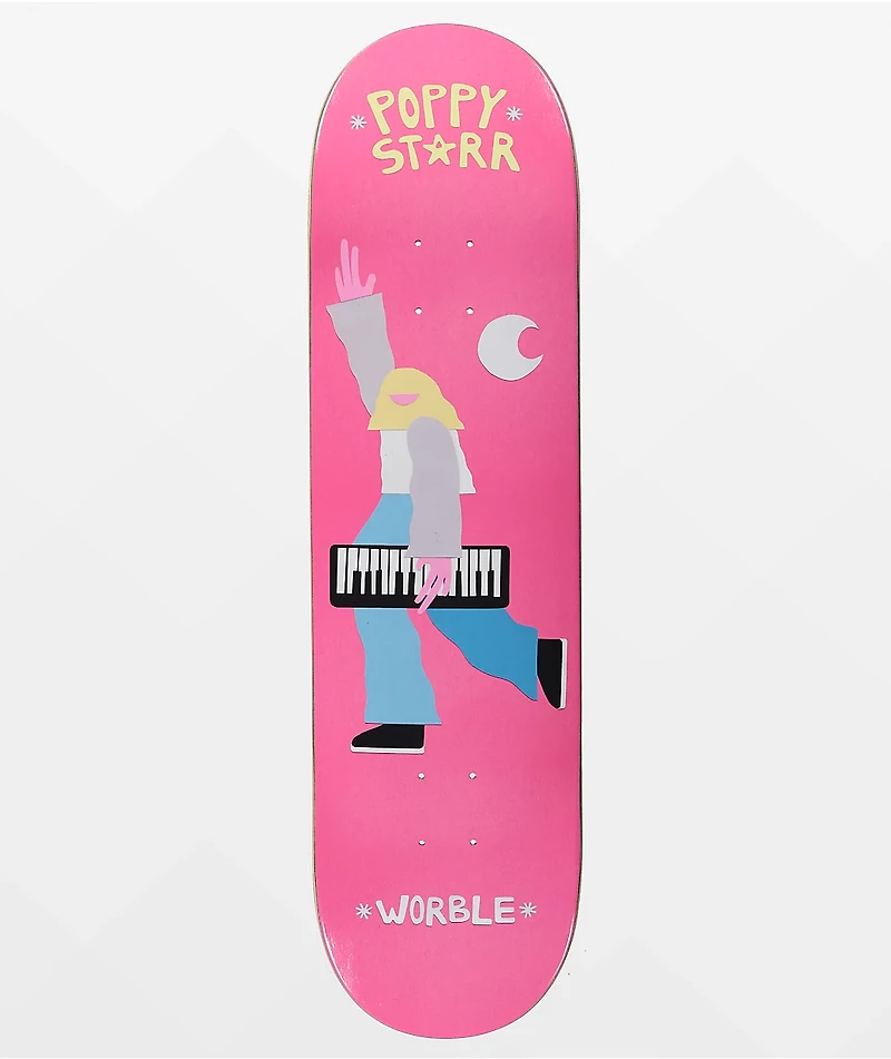 WORBLE Poppy Starr 8.5" Skateboard Deck