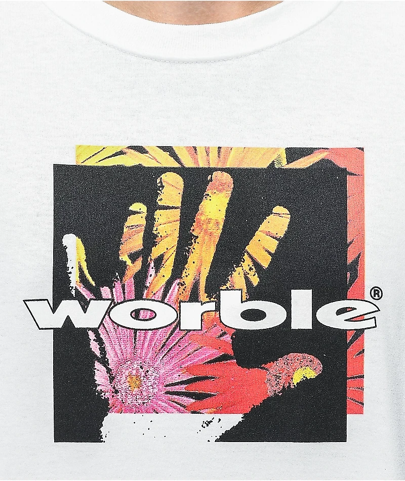 WORBLE Sixth Sense White Long Sleeve T-Shirt