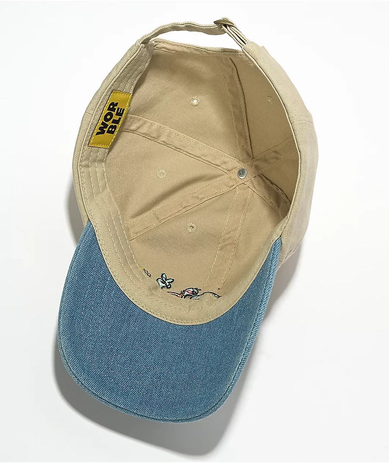 WORBLE Small Tan Strapback Hat