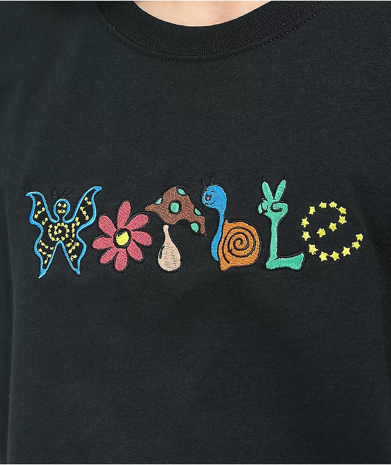 WORBLE Small World Black T-Shirt