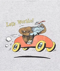 WORBLE Sports Car Heather Grey T-Shirt
