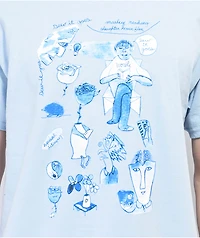WORBLE The Blues Light Blue T-Shirt