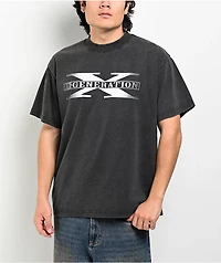 WWE D-Generation X Two Words Washed Black T-Shirt