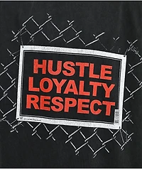 WWE Grin Black Wash T-Shirt