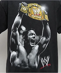 WWE John Cena Belt Black Wash T-Shirt