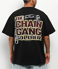 WWE John Cena Chain Gang Soldier Black T-Shirt