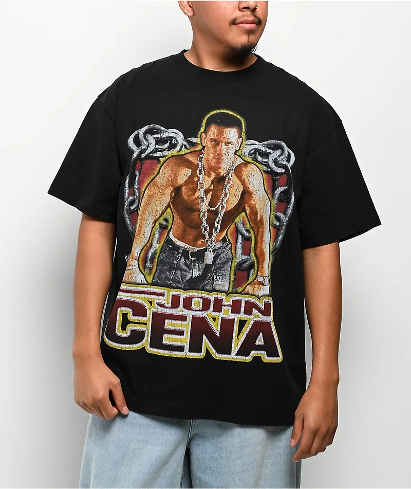 WWE John Cena Chain Gang Soldier Black T-Shirt