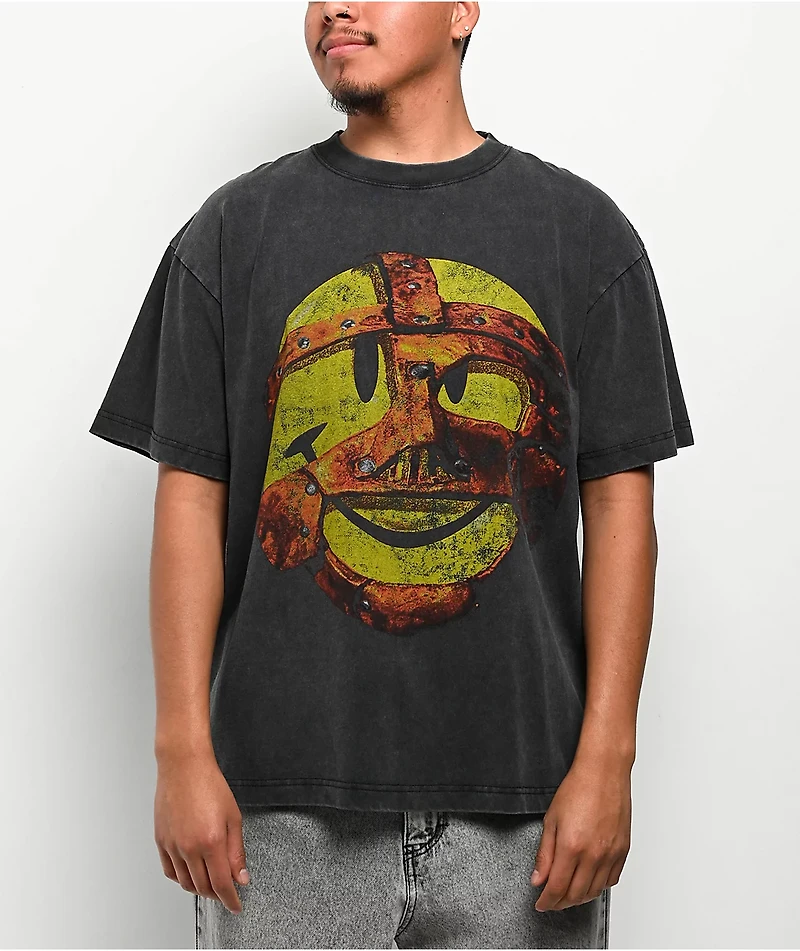 WWE Mankind Have A Nice Day Black Wash T-Shirt