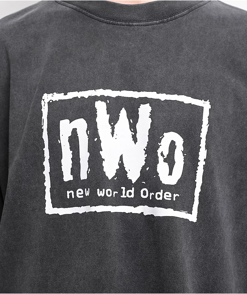 WWE NWO 4 Life Black Wash T-Shirt