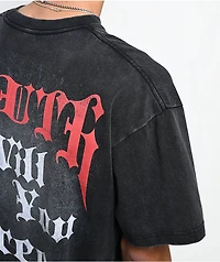 WWE R-Truth Signature Black Wash T-Shirt