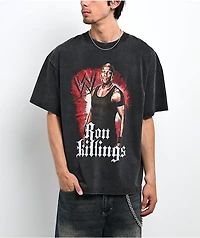 WWE R-Truth Signature Black Wash T-Shirt