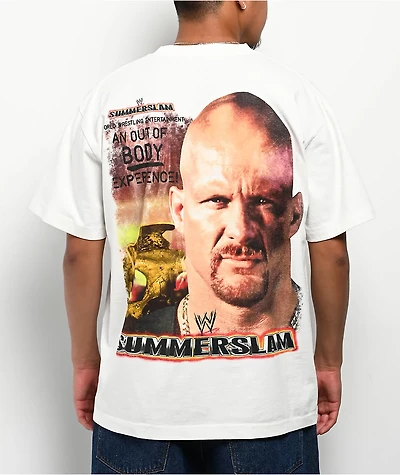 WWE Stone Cold SummerSlam White T-Shirt