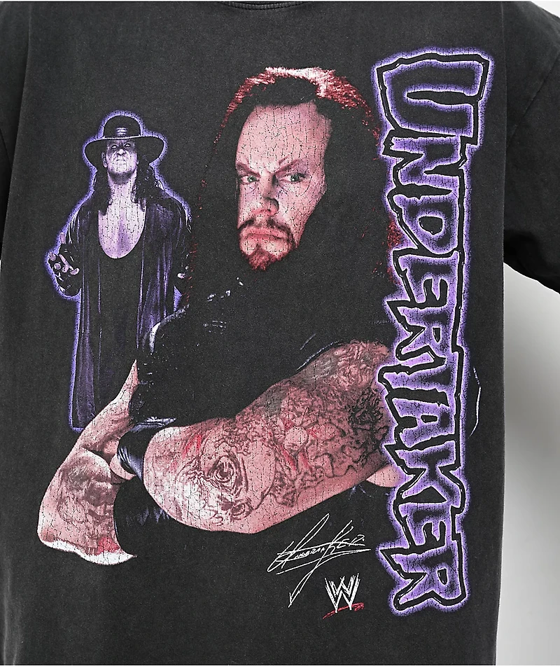 WWE Undertaker Washed Black T-Shirt