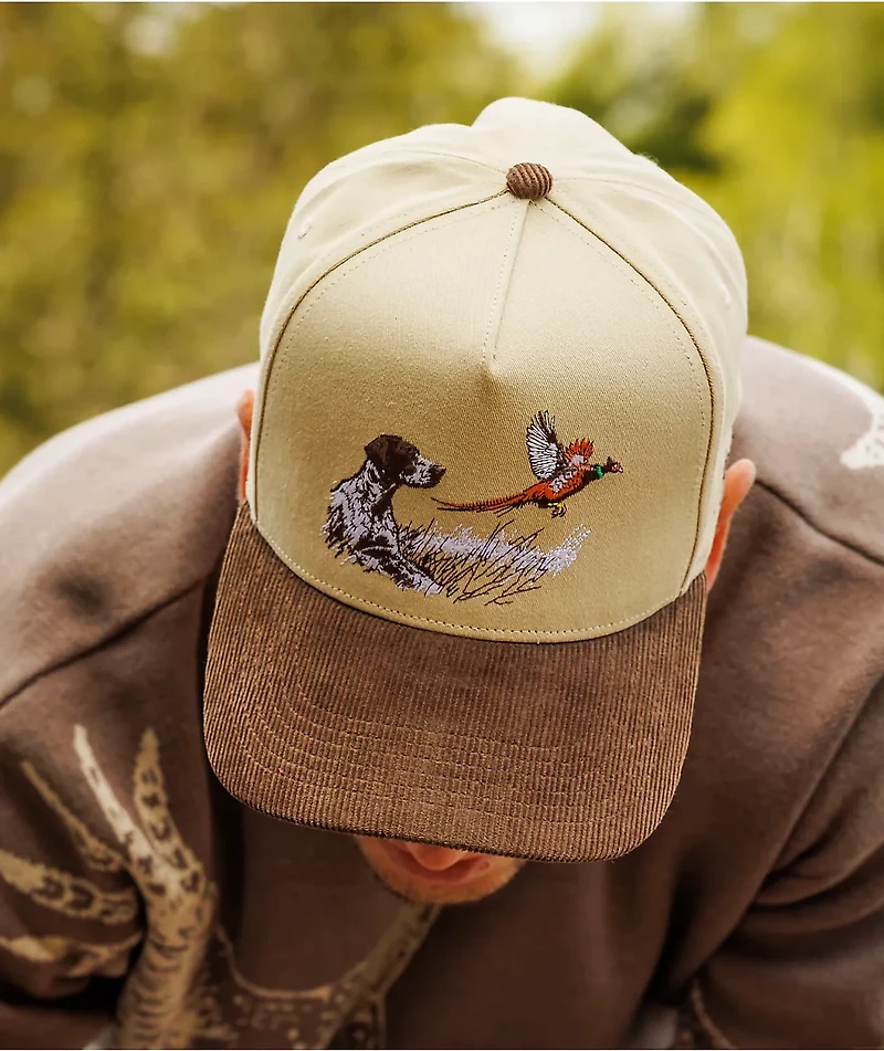 Waggle Upland Tan & Brown Snapback Hat