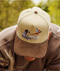 Waggle Upland Tan & Brown Snapback Hat
