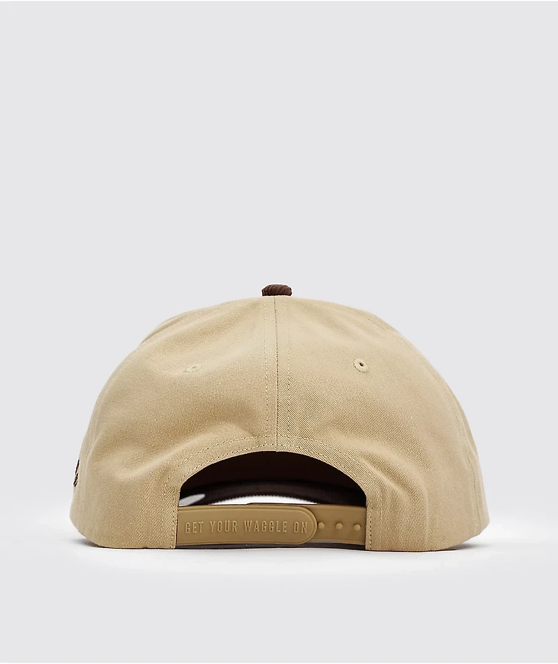 Waggle Upland Tan & Brown Snapback Hat