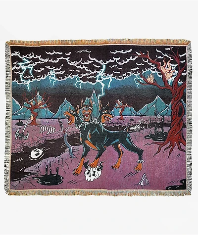 Warm People Brimstone Black Blanket