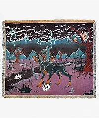 Warm People Brimstone Black Blanket