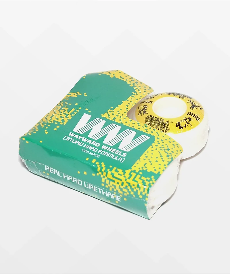 Wayward Puig 52mm 101a White Skateboard Wheels