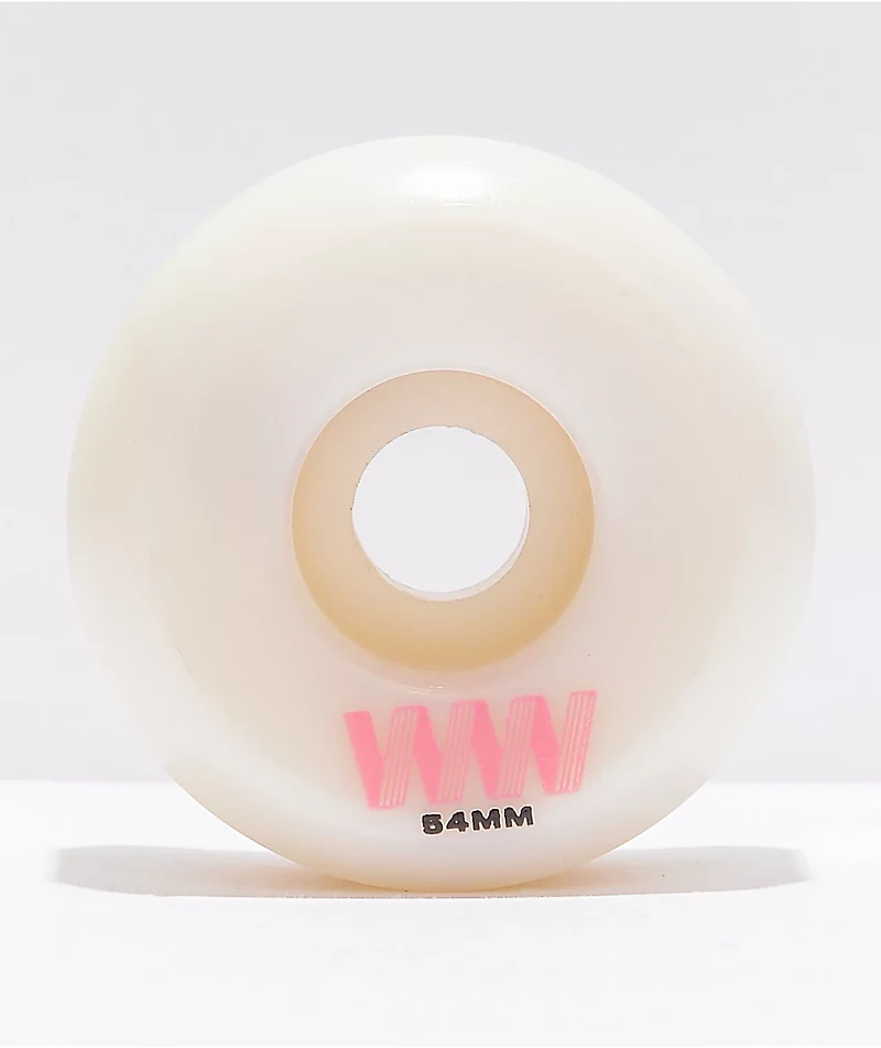 Wayward Puig 54mm 101a White Skateboard Wheels