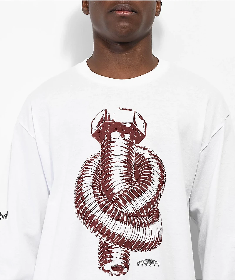 Weather Report Future White Long Sleeve T-Shirt
