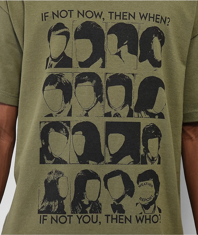 Weather Report Healing Green T-Shirt