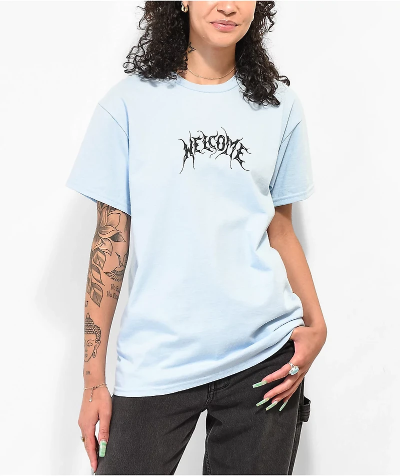Welcome Angel Blue T-Shirt