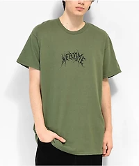 Welcome Angel Military Green T-Shirt