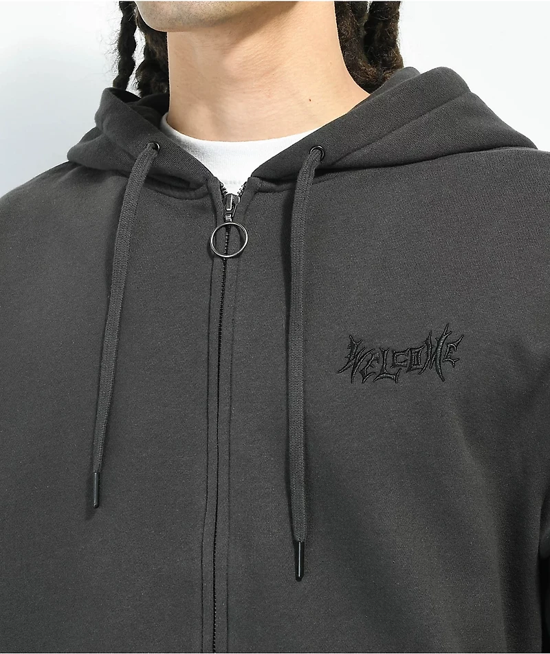 Welcome Bapholit Black Zip Hoodie
