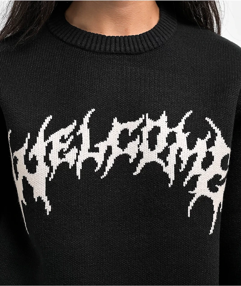 Welcome Barb Black Sweater