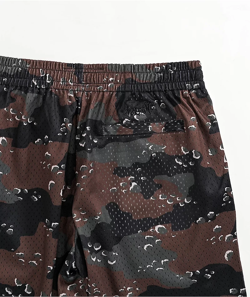 Welcome Barb Camo Mesh Shorts