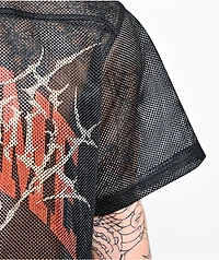 Welcome Black Mesh Football Jersey