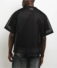 Welcome Black Mesh Football Jersey