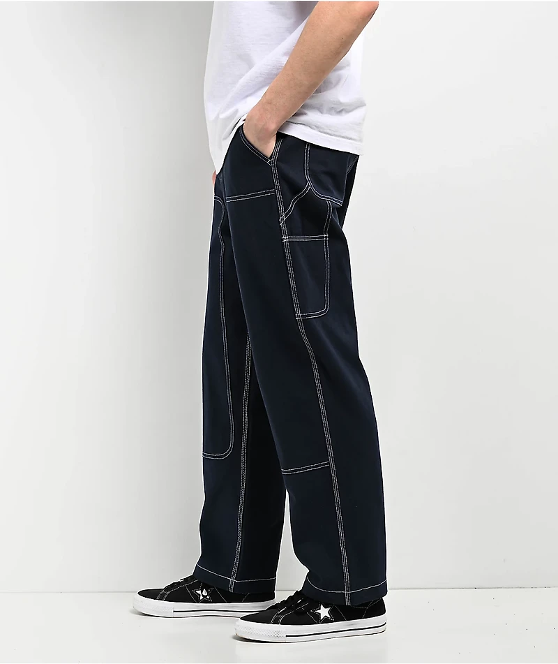 Welcome Brace Dark Sapphire Double Knee Carpenter Pants