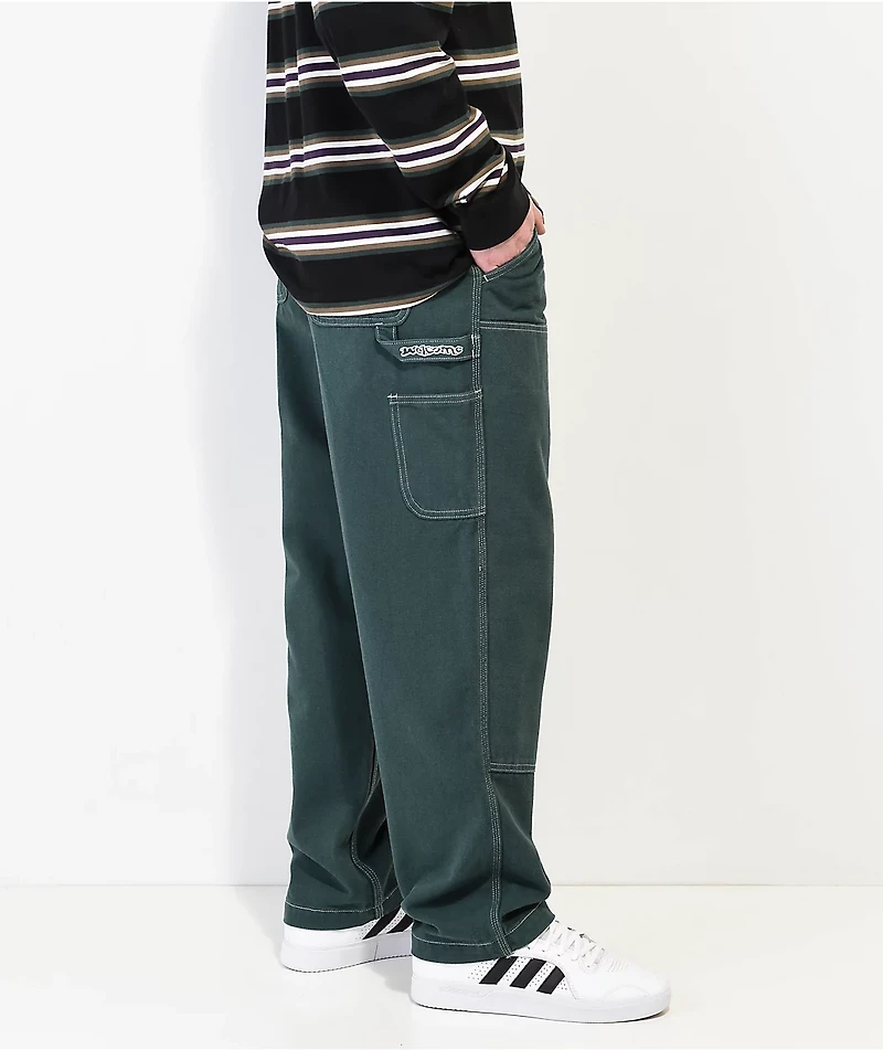 Welcome Brace Green Carpenter Pants