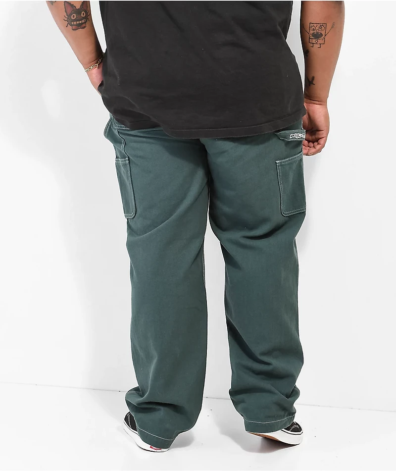 Welcome Brace Green Carpenter Pants